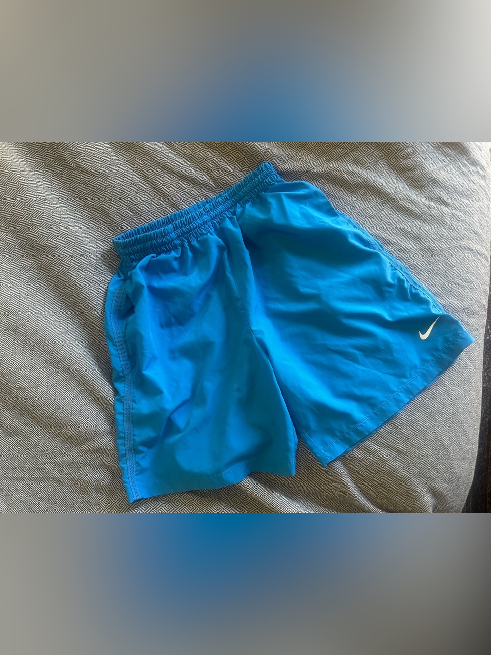 Blue Nike Dri Fit Pocketed Shorts